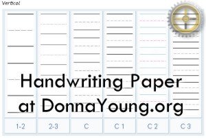 Printable Handwriting and Filler Paper