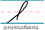 Cursive Animations