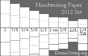 handwriting paper