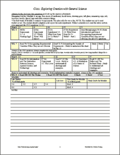 Exploring Creation With General Science Edition 1 Lesson Plans