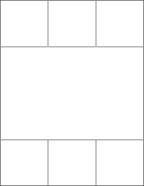 Printable comic strip layout