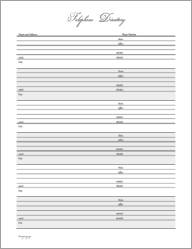 telephone directory