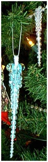 Beaded Icicle Ornament