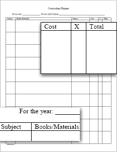 Curriculum Planner