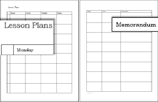 2-page planner