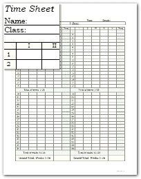 school time records