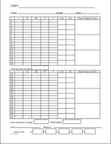 single subject form