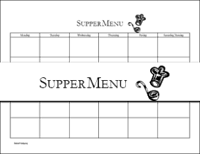 supper menu