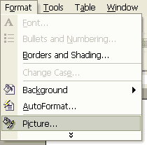 insert picture file menu