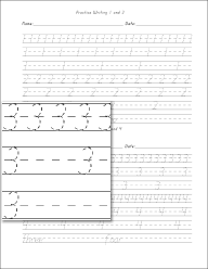 Practice Writing Numbers