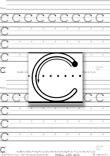 3-stroke hollow c, practice