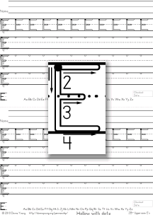 3-stroke hollow e, practice