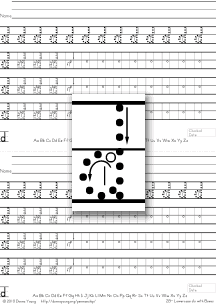 letter d with boxes, tracing