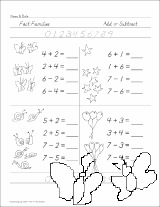 Fact Families for 6 and 7