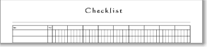 checklist