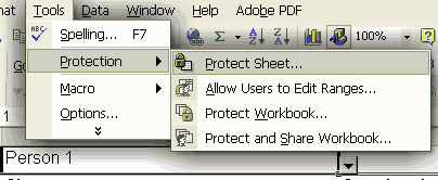 protect sheet